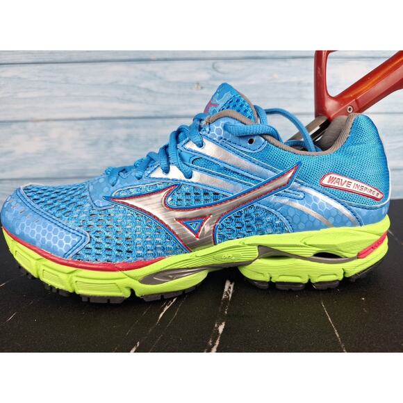 Mizuno Wave Inspire Men\'s Blue Green Running Shoes Size 7.5 main image 11